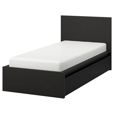 For ample underbed storage, Brimnes is a great bed frame to maximize rooms with built-in drawer options to keep clutter out of sight. . Bed frame single ikea